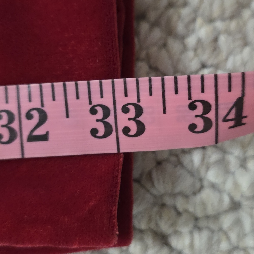 Wide Leg Mid Rise Velvet Pants - Picture 12 of 16